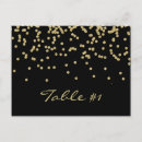 Suche nach confetti postkarten Schwarz und gold