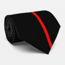 Recherche de ligne rouge mince cravates Vertical