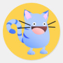 Recherche de sourire de chat autocollants Heureux