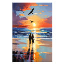 Suche nach abstrakte landschaftsmalerei poster Sonnenuntergang