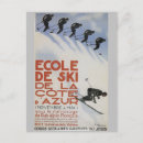 Recherche de affiche de ski cartes postales Vintage