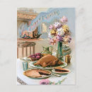 Suche nach vintager erntedank postkarten Truthahnessen
