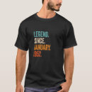 Recherche de anniversaire janvier tshirts 1952