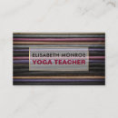 Recherche de professeur de yoga cartes visite Yogi