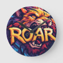 Recherche de lions horloges Coloré