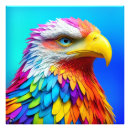 Recherche de aigle coloré posters Dynamique