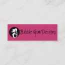 Suche nach kaugummi visitenkarten Blase