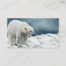 Recherche de faune arctique cartes visite Hiver