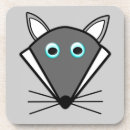 Suche nach niedlicher wolf untersetzer Grau