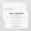 Suche nach liebe ist geduldig einladungen Neuer hochzeitstermin
