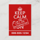 Suche nach übersetzung visitenkarten Interpret