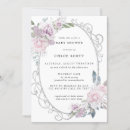 Recherche de floral baby shower invitations Rustique