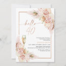 Recherche de gold 40ans anniversaire invitations Or rose