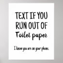 Recherche de humour toilette posters Typographie