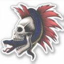 Recherche de tête serpent autocollants Crâne