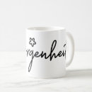 Recherche de sécurité tasses Typographie