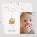 Recherche de cupcake invitations Rose