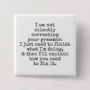 Recherche de police grammaire badges Humour