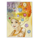 Recherche de portrait abstrait cartes postales Abstraction