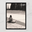 Recherche de ski drôle cartes postales Snowboard