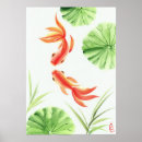 Suche nach goldfische poster Aquarell