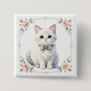 Recherche de chat kawaii badges Vintage
