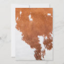 Recherche de peau vache invitations Rustique