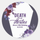 Recherche de pourpre de fleur autocollants Pour elle