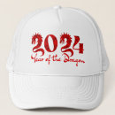Recherche de dragon chinois casquettes Rouge