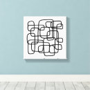 Recherche de noir et blanc abstrait art Géométrique