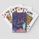 Suche nach feuerwerk spielkarten Amerikanische flagge