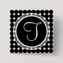 Recherche de points de polka badges Cercle