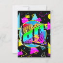 Recherche de les années 1980 vœux cartes Coloré