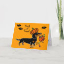 Recherche de dachshund cartes halloween Mignon
