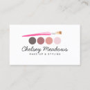 Recherche de palette de maquillage cartes visite Moderne