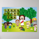 Suche nach jesus kinder poster Glaube