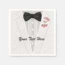 Recherche de smoking serviettes Noir et blanc