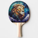 Recherche de lion raquettes ping pong Majestueux