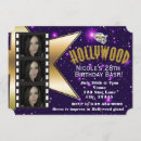Recherche de hollywood invitations Doré