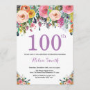 Recherche de 100th anniversaire invitations Anniversaire d'étape importante