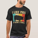 Recherche de funny pig tshirts Bacon