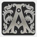 Recherche de lettres majuscules autocollants Lettre a