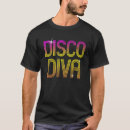 Recherche de les années 70 disco tshirts Danse