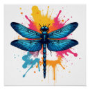 Recherche de libellule art Aquarelle