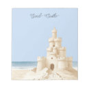 Recherche de château blocsnotes Plage