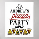 Recherche de pizza fête posters Anniversaire de pizza