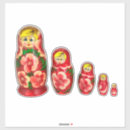 Suche nach matryoshka puppen aufkleber Russian doll