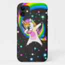 Recherche de licorne noire iphone coques Arc en ciel