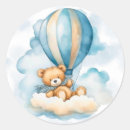 Recherche de hot air balloon baby shower autocollants Garçon