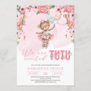 Recherche de tutu baby shower invitations Ballerine